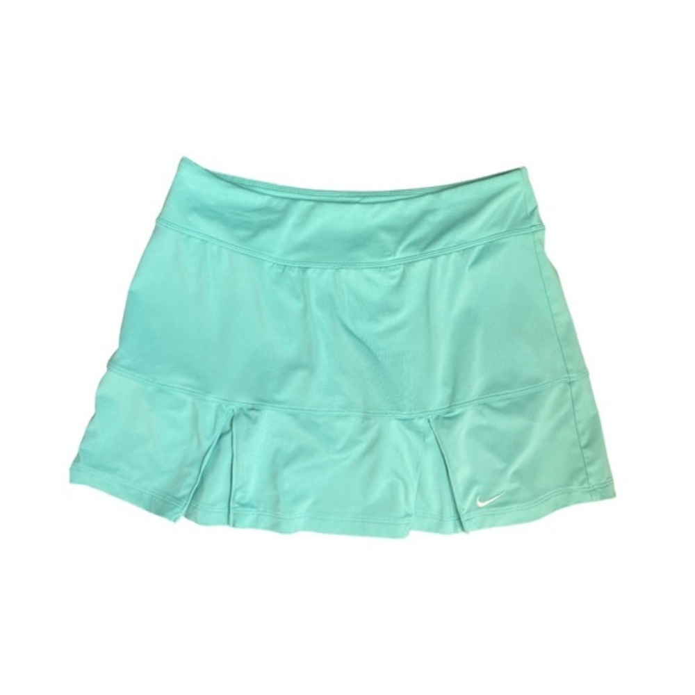 Nike Dryfit Skort - S green , boxed pleated , Polyester spandex